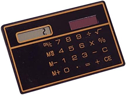 Calculadora de bolso hevirgo portátil strong touch abastor de aprendizagem de aprendizado calculadora de cartões para armazenamento