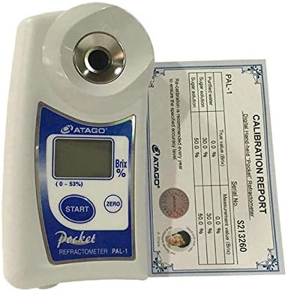 Peças de ferramentas PAL-1 1 Digital Açúcar medidor de fruta Medidor de concentração Refratômetro 0-53%