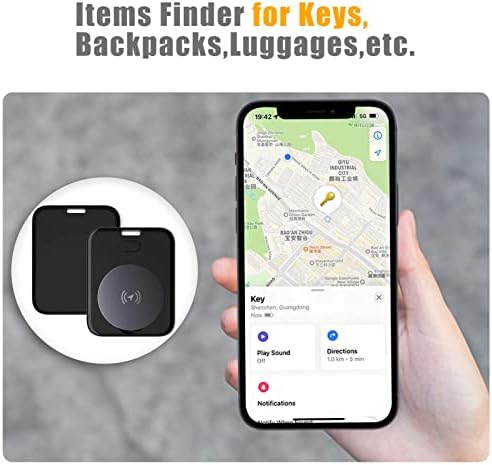 Ooliman Bluetooth Key Finder com a Apple global encontre minha rede, rastreador Bluetooth, rastreador de bagagem à prova d'água