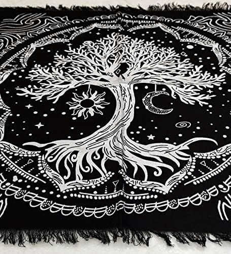 Doraya Altar Cloth Moon Fase Witchcraft Alter Tarot espalhado Top Witcher Supplies Tano Wiccan Square Spiritual Sacred