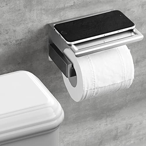 Conjunto de hardware do banheiro de hitslous, suporte de papel higiênico de níquel escovado, anel de toalha de níquel