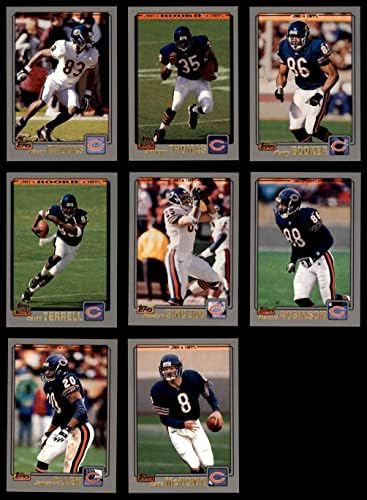 2001 Topps Chicago Bears quase completo conjunto de equipes Chicago Bears NM/MT Bears