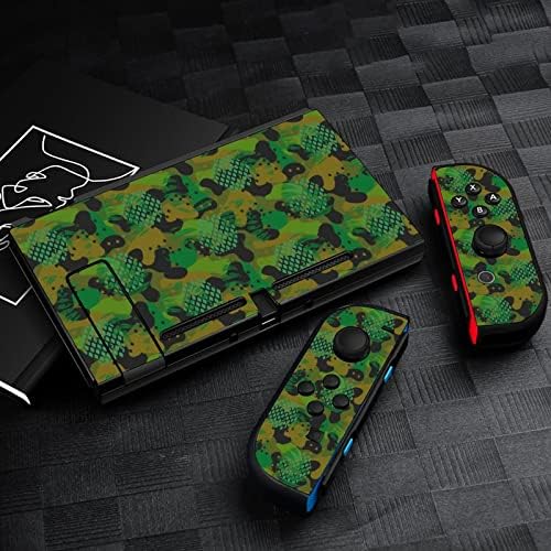 Pontos de camuflagem e folhas folhas de proteção de tampa de pele de proteção Completa de adesivo compatível com switch