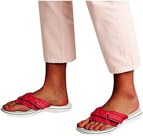 Sandálias para mulheres clipe de moda de verão de dedão do dedo do pé