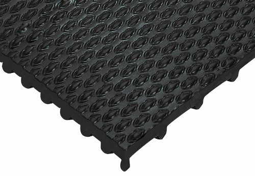 Wearwell PVC 475 Kushionwalk Medium Anti-Fatiga Tapete, não usa, para áreas úmidas, 3 'largura x 5' comprimento x 3/8 de espessura,