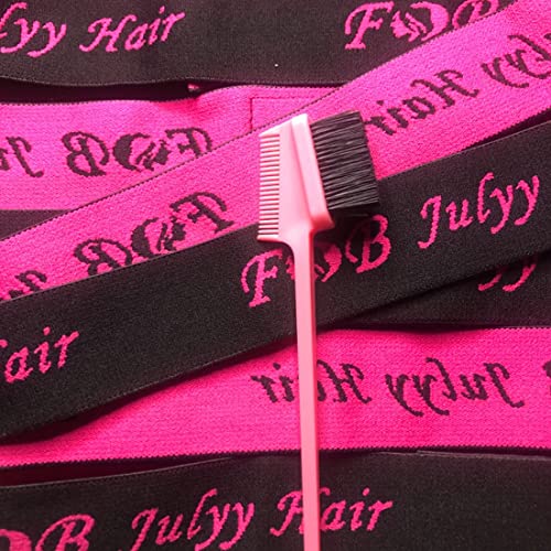 Fdbjulyy 8pcs banda de derretimento de renda, faixas de elastices para peruca, banda de peruca, banda de renda ， faixas