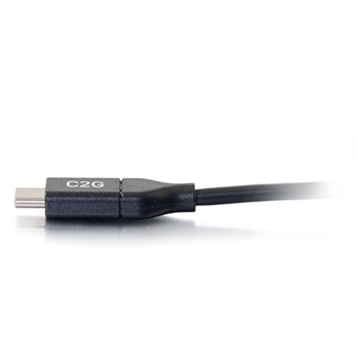 Cabo USB C2G, cabo USB 2.0, cabo USB C para C, preto, 3 pés, cabos para ir 28827