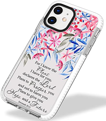 TRFAEE CLARE CASO Projetado para iPhone 13 Case, Floral Soft & Flexible TPU & TPE Bumper Choques Protective Capa Proteção Girls,