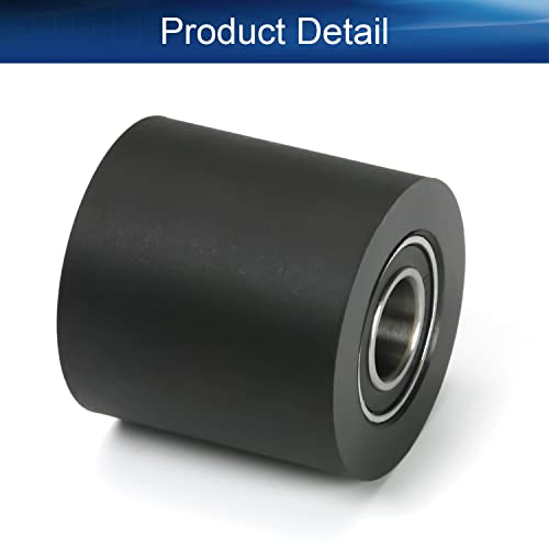 Yinpecly 1pcs 10 x 30 x 30mm rollo de rolamento de rolamento polia deslizante roda de nylon para móveis, acessórios de