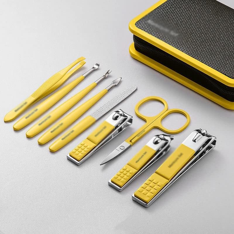 WodMB portátil Scissors Scissors Conjunto de manicure Kit de pedicure Kit de aço inoxidável Clippers Ferramenta Case