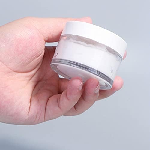 QIXIVCOM 6 pacote 8 oz Jar de plástico Creme garrafa de creme para vazamento de vazamento Recipiente de plástico de plástico com