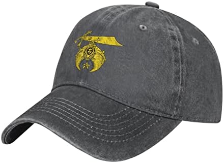 Capas de beisebol de logotipo Shriner Capas de cowboy ajustáveis ​​Caps de sol para mulheres