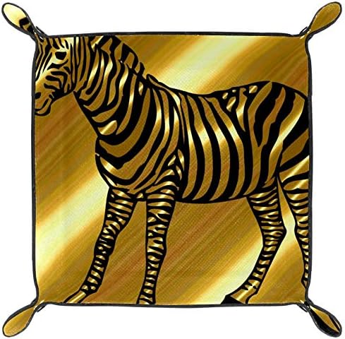 Lorvies Zebra Gradiente de gradiente de animais de fundo Caixa de armazenamento Cubas Cubas Bins Recipientes para