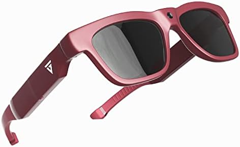 GOVISION ROYALE Ultra Definition Video Camera Sunglasses | 8Mcorder | Vista de grande angular, design unissex, moldura elegante e leve de ouro rosa