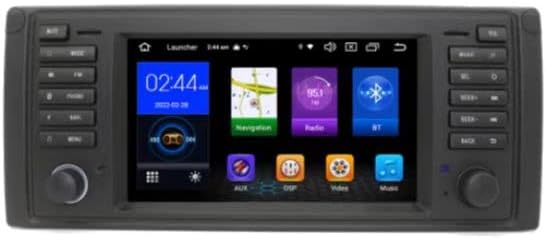 Rádio de carro de 7 polegadas GPS 2 DIN Android 11 System Auto CarPlay para E53 1+16 GB Multimedia Player WiFi 4G