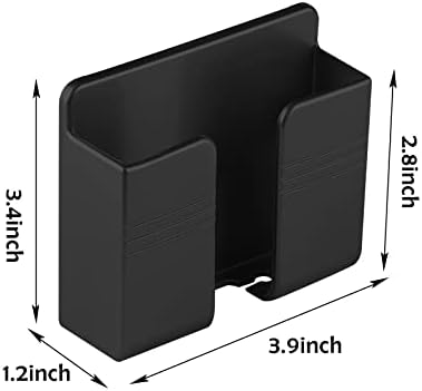 Kepehe 4 PCs Phone Titular Montado na parede, suporte de telefone com cabo de dados de recepção/auto -adesivo.Phone para chuveiro/carregamento.compatible com iPhone e Android
