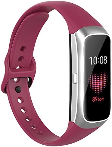 Bandas Lijinlan compatíveis com Samsung Galaxy Fit SM-R370, Soft Silicone Sport Fitness Strap for Galaxy Fit Smartwatch, acessórios