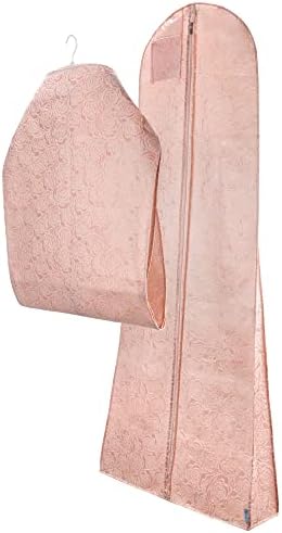 Hangerworld Rose Sacos de vestuário texturizados para vestidos longos 72 - respirável