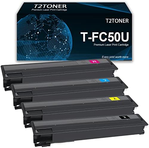 Substituição de cartucho de toner T-FC50U remanufaturado T2Toner para Toshiba E-Studio 2555C 3055C 3555C 4555C impressora.4pk