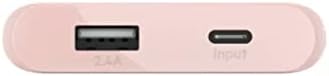 Belkin Portable Power Bank Charger 5K para iPhone 13, iPhone 13 Pro, 13 Pro Max, 13 mini, iPhone 12, 11, iPad e outros USB C, USB A DISPOSITIVOS, BRANCO, BPB004