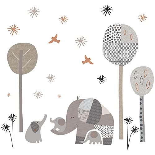 Hora de dormir Originais elefantes amor elefantes/árvores/estrelas Decalques de parede/adesivos