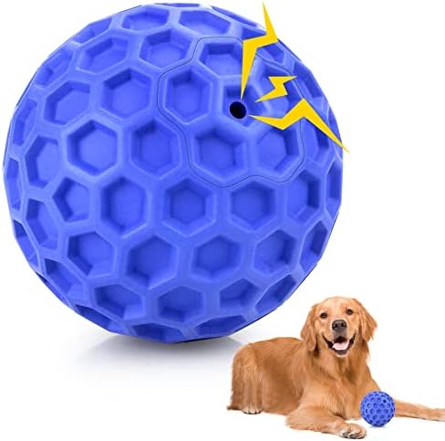 Bolas de cachorro grachos indestrutíveis para mastigadores agressivos, brinquedos interativos para cães para mastigadores agressivos