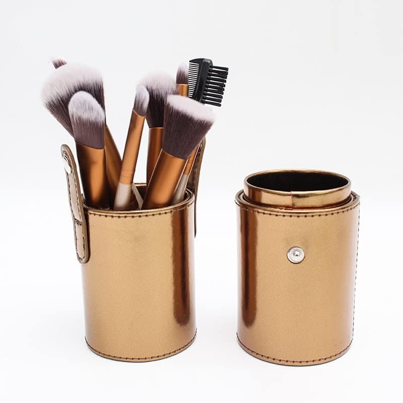 LDCHNH Professional Synthetic Makeup Brush Conjunto com ferramenta de armazenamento de escova Kit de ferramentas de escova