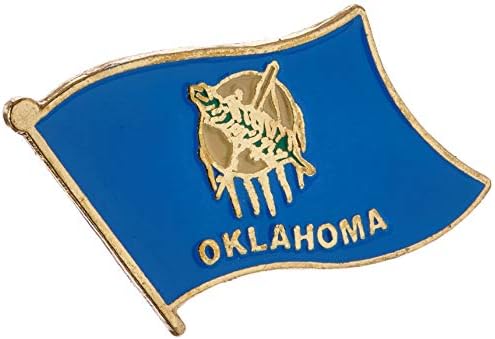 Flag da bandeira dos EUA Oklahoma Flag Lapeel Pin