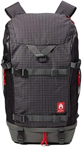 Nixon Hauler 35L Backpack - Black / Charcoal - Feito com Plásticos Reciclados Repreve® Our Ocean ™ e Repreve®.