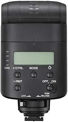 Sony HVL -F32M TTL Flash externo para câmeras Sony Alpha7 Series - pacote com 4 baterias/carregador de 2500mAh aa