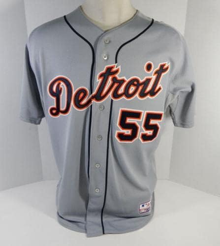 Detroit Tigers Francisco Martinez 55 Jogo emitido Gray Jersey DP15109 - Jogo usada MLB Jerseys