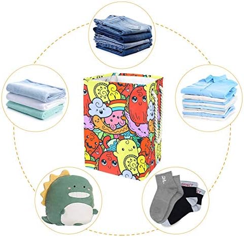 Inomer fofo-boi 300d Oxford PVC Roupas à prova d'água cesto de roupa grande para cobertores Brinquedos de roupas no quarto