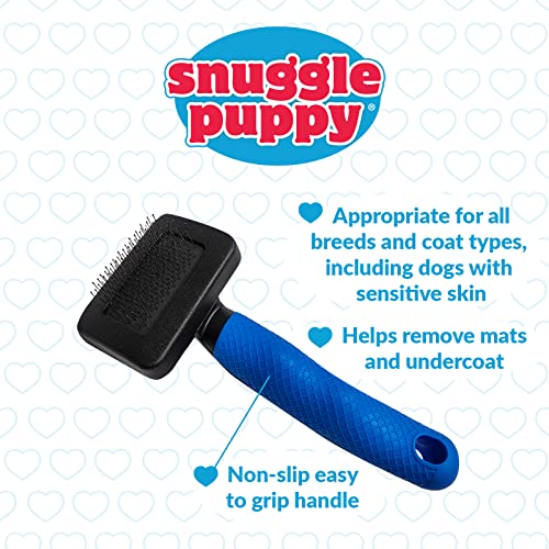 Snuggle Puppy Helfing - Brush mais líquido para cães - pequeno - fácil de usar para cuidar, dematting e remover cabelos soltos de animais de estimação