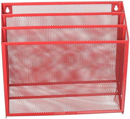 Honey-Can-Do OFC-06208 Mesh Vertical File Cater, 3,6 x 12,6 x 11,5, preto