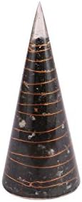 AATM Generator Energy Black Turmaline Orgone Cone Pyramid Reiki Chakra para Meditação de Cura de Chakra de Proteção da EMF