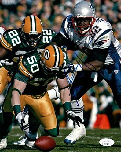 A.J. Hawk assinou autografado 8x10 Photo Green Bay Packers JSA AB54604 - Fotos autografadas da NFL