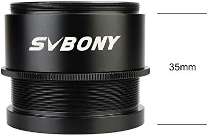 Tubo de extensão Svbony M42X0.75 e SV109 24-35mm M42 Tubo de extensão variável e M42X0.75 Kit de tubo de extensão T2 para câmeras e oculares