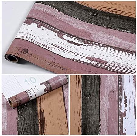Yifely Stripes Wood Shelventing Paper Mediterrâneo Removável gaveta Removável Liner Saphished Shoe Cabinets 17,7 polegadas por