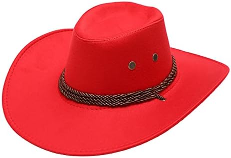 Travel Sun Cap Fedora Hats Bands para homens adultos casuais sólidos verão ocidental moda cowboy chat chapéu largo vasta