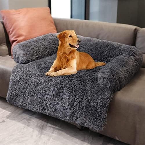 Sofá de cachorro calmante confortável Cama de animais de estimação, macio macio para cachorro almofada de almofada de cachorro