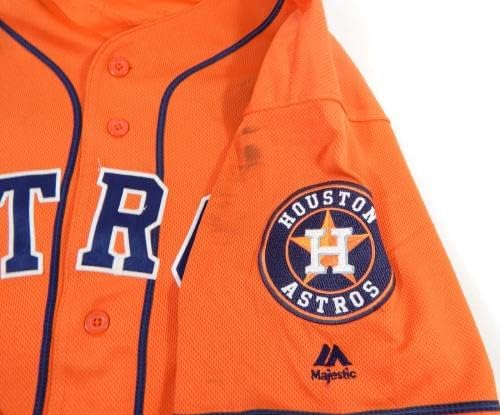 2013-19 Houston Astros 13 Game usou o Orange Jersey Name Plate Removed 44 DP23635 - Jerseys MLB usada no jogo