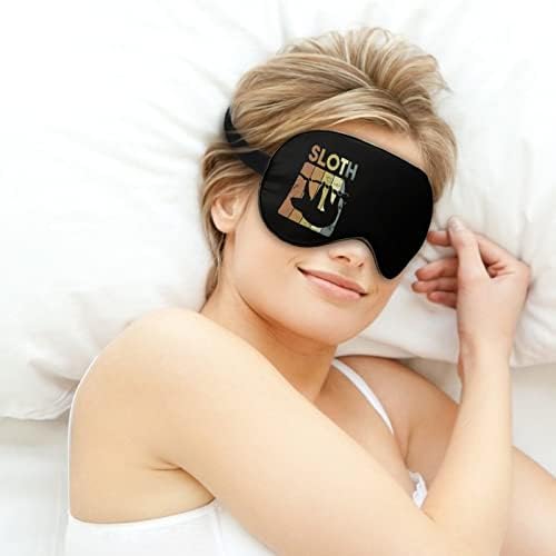 Máscara de cegão para dormir preguiçosa capa noturna engraçada com alça ajustável para homens
