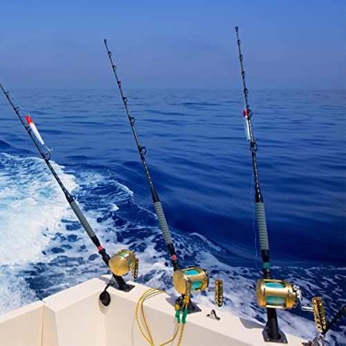 Trolling Reel de 2 velocidades Carrela de pesca de Big Game Deep Saltwater Trolling Fishing Reel para atum veleiro de peixe-espada