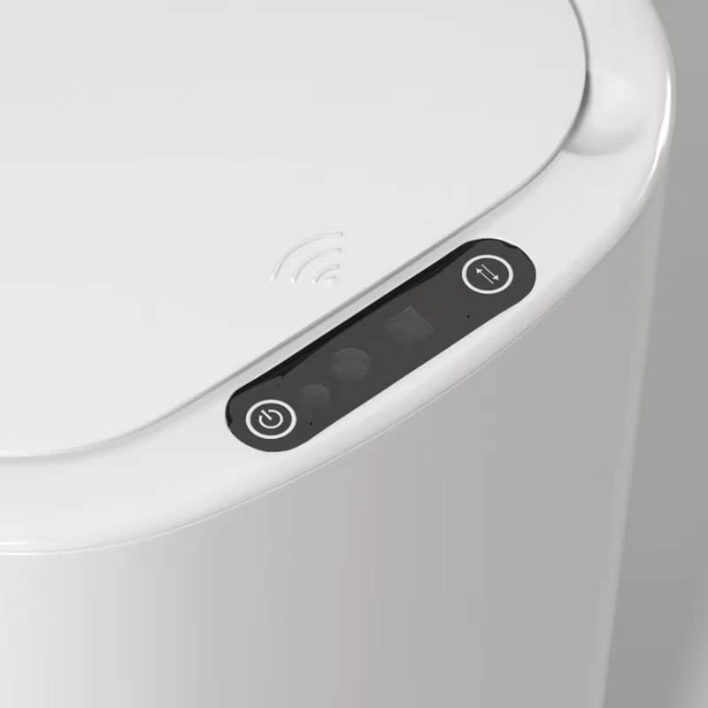 N/um lixo de indução inteligente pode armazenamento elétrico de abertura automática lixo lata de cozinha lata casquete sala de estar