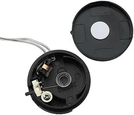 ZRM & E E 6 PCS Button Cell Button Porta de bateria com tampa de chave liga/desliga e fio de chumbo, 6V CR2032