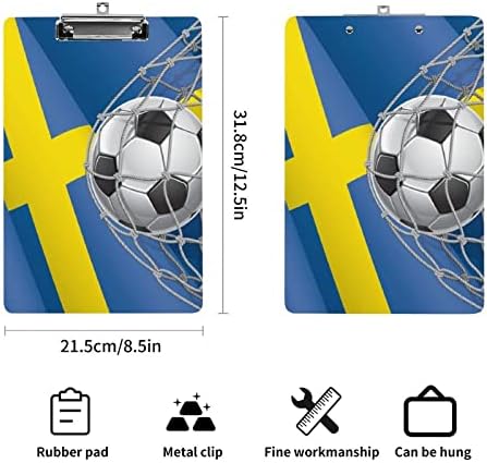 Objetivo de futebol e bandeira da bandeira da Suécia