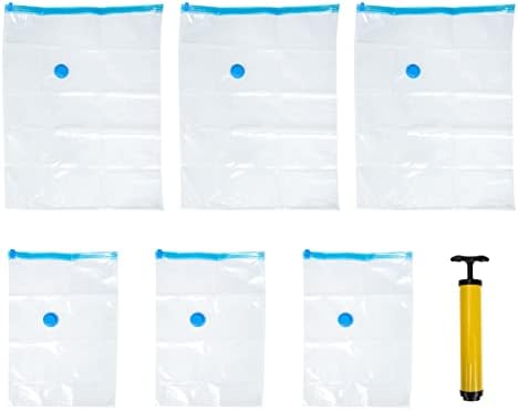 3 conjuntos de sacos de armazenamento a vácuo sacos de seladores a vácuo sacos de armazenamento