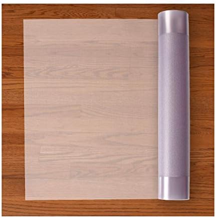 Protetor de piso premium de resilia para pisos de madeira-vinil de plástico de serviço pesado e fácil de limpar, moderno americano