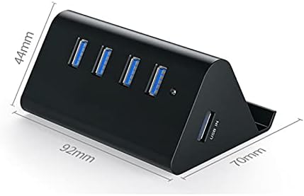 Nizyh 5gbps de alta velocidade mini 4 porta USB3.0 Splitter de cubo para laptop para desktop com suporte para tablet para