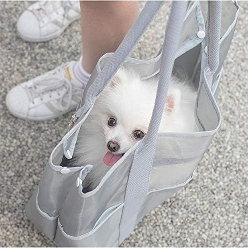 Mochila de Pet Meilishuang, bolsa de gato de Pella, bolsa transparente portátil, bolsa de uma ombro, mochila, suprimentos de gato, cães pequenos